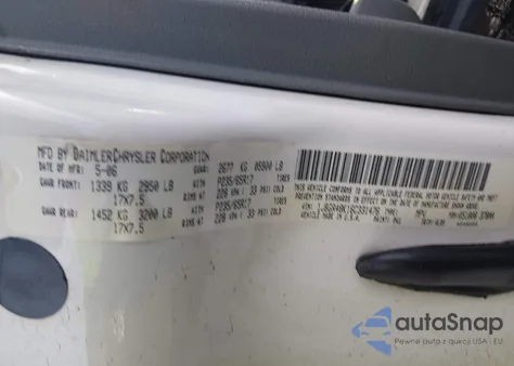 2006 Jeep Grand Cherokee Laredo from USA, damaged, VIN 1J8GR48K16C331476